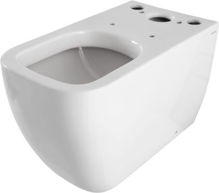 Чаша унитаза напольная Allen Brau Infinity 4.21001.20 цвет белый без бачка с сиденьем микролифт безободковая каскадный смыв