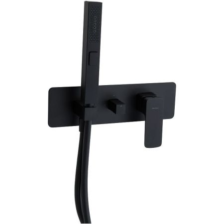 Смеситель для ванны с душем Allen Brau Infinity 5.21011-31 встраиваемый в стену черный