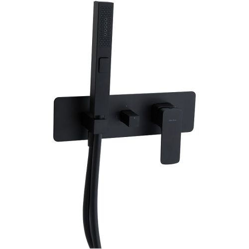 Смеситель для ванны с душем Allen Brau Infinity 5.21011-31 встраиваемый в стену черный - фото 3