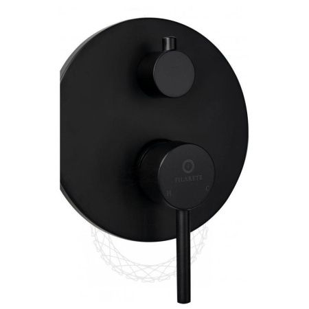 Душевая система Filarete FL1020BL встраиваемая в стену цвет черный