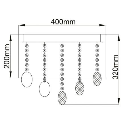 Люстра потолочная MW-Light ЖАКЛИН 465011305