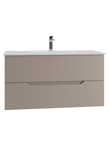 Тумба с раковиной Orange Line Li-100TuL+Ra 101,5х46,5х54,1 - фото 3