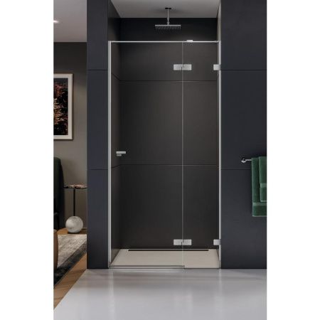 Душевая дверь New Trendy EVENTA PLUS R EXK-4451 80х200 стекло прозрачное профиль хром