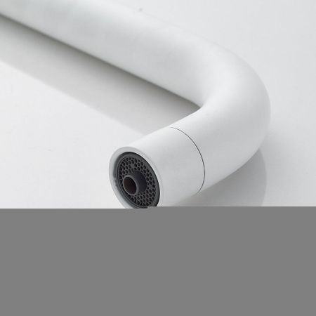 Смеситель для кухни Raffine F118C на мойку белый