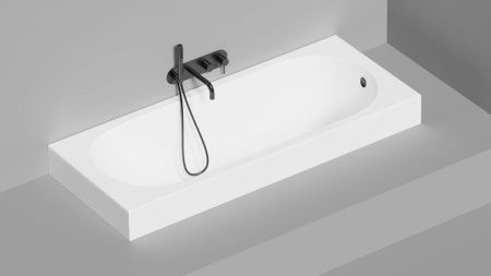 Ванна из искусственного камня Salini ORNELLA 102326MF 160х70 встраиваемая прямоугольная