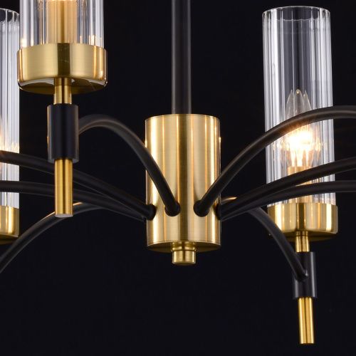 Люстра на штанге Illumico IL5177-8PLS-29 BRASS TUBO - фото 4