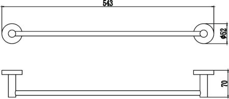 Полотенцедержатель Savol S-508724