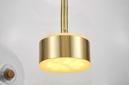 Светильник подвесной Lumina Deco Neroni (Нерони) LDP 6016-3+1 GD