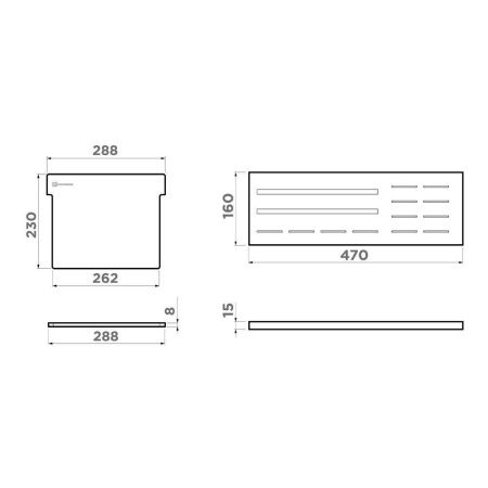 Держатель для досок Omoikiri FP-05-GB 4999131