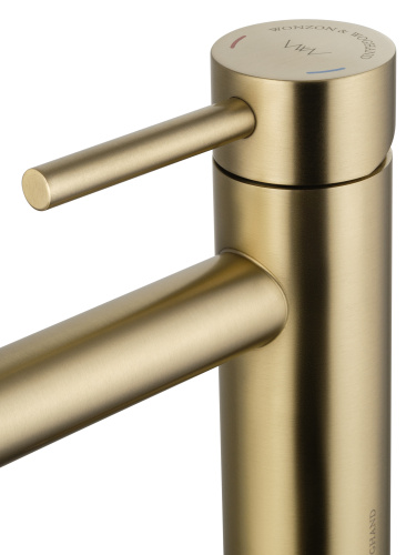 Смеситель Wonzon & Woghand WW-H9089-BG на раковину золото - фото 4