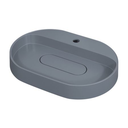 Раковина из искусственного камня Uperwood Tanos Quartz 291030522 60х40 накладная цвет серый