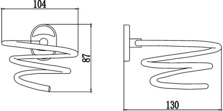 Держатель для фена Savol S-007056