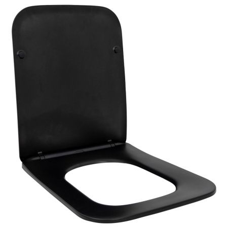 Унитаз напольный с бачком Melana MLN-310306MB черный с сиденьем микролифт безободковый смыв торнадо