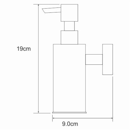 Дозатор для жидкого мыла WasserKRAFT 1399