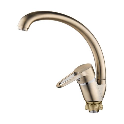 Смеситель для кухни G.Lauf NUD NUD4-A045KT на мойку бронза - фото 2