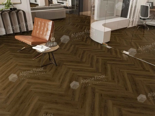 SPC ламинат Alpine Floor Parquet Light ECO 13-33 MC Дуб Далим толщина 0.4 см 43 класс 600х125 - фото 3