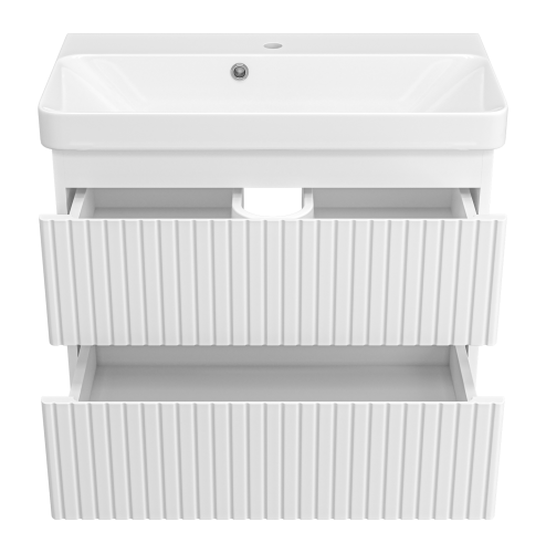 Тумба под раковину Brevita Victory VIC-09070-0102Я 66х37х49 подвесная - фото 3