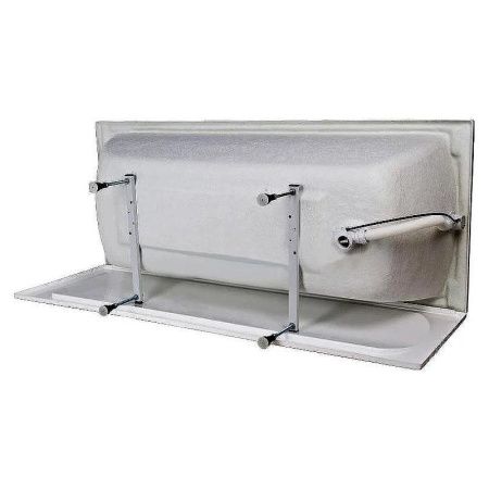 Ванна акриловая 1MarKa MODERN 01мод1570 150х70 пристенная прямоугольная без ножек и каркаса