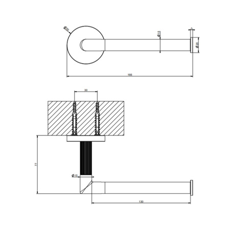 Бумагодержатель Gessi Ingranaggio 63855#031