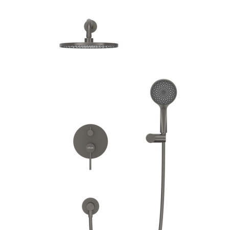 Душевая система Cezares RELAX RELAX-DSET-GM встраиваемая цвет оружейная сталь