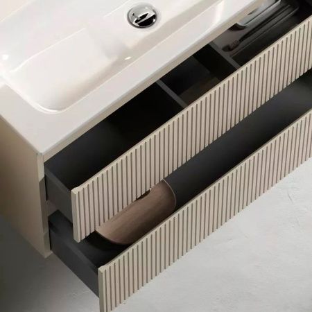 Тумба под раковину Sancos SNOB T SNT100CE 100х40 подвесная цвет бежевый