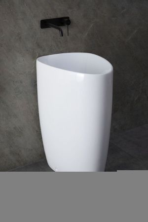 Раковина керамическая Allen Brau Infinity 4.21016.20 60х40 напольная цвет белый без отверстий под смеситель