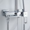 Душевая стойка Raffine F3696 настенная цвет хром