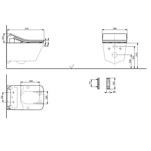Мини-шаровый кран 3/8 FF для WASHLET для легкого перекрытия воды Toto SP SHXCK99 (нов. арт.SP515011B) - фото 2