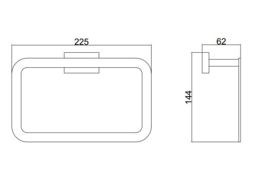 Полотенцедержатель BELZ B90204 - фото 2