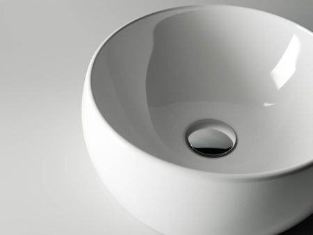 Раковина из сантехнического фарфора Ceramica Nova ELEMENT CN6001 40х40 накладная цвет белый без отверстий под смеситель