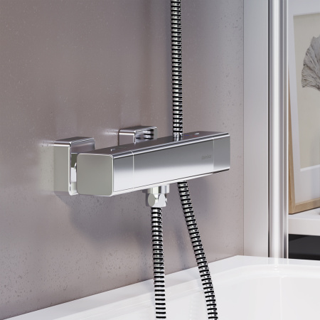 Смеситель для душа Damixa Gala 536000000 настенный хром с термостатом