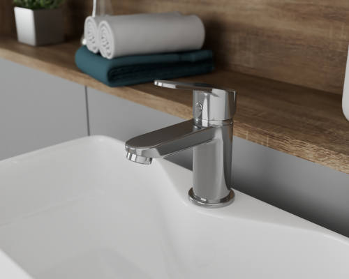 Смеситель Rush Sky SK5720-11 на раковину хром - фото 3