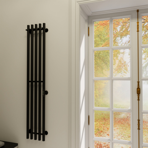 Полотенцесушитель Маргроид Inaro Inaro-15024-1049-9005R 27х150 электрический черный матовый - фото 2