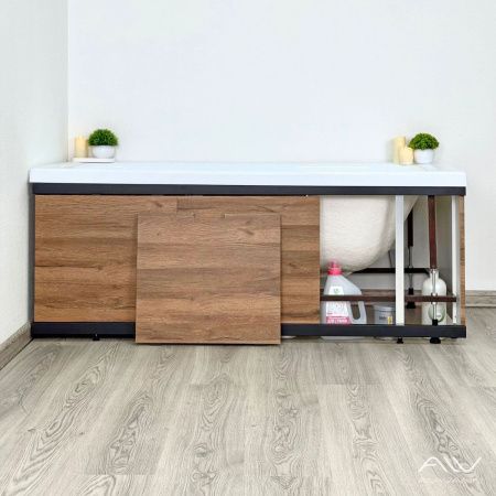 Экран под ванну Alavann Rita 170 см ALV1199002 фронтальный МДФ съемный/раздвижной коричневый
