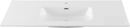 Раковина керамическая Allen Brau Glority 1.35010.20 120х50 полувстраиваемая цвет белый 1 отверстие под смеситель