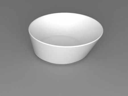 Раковина из сантехнического фаянса Simas WA 01 40х40 накладная цвет белый