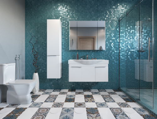 Раковина Santek Беверли 100 см WH302502 накладная цвет белый - фото 4