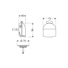 Сифон для ванны Hansgrohe Exafill S 58127000 хром