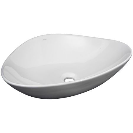 Раковина из сантехнического фарфора Melana 320366-805 50х40 накладная цвет белый без отверстий под смеситель