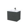 Тумба с раковиной Iddis Bild BIL60G0i95K 60х50 подвесная цвет серый