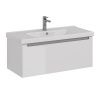 Тумба под раковину LeMark Buno mini LM05BM100T 100х40 подвесная цвет белый