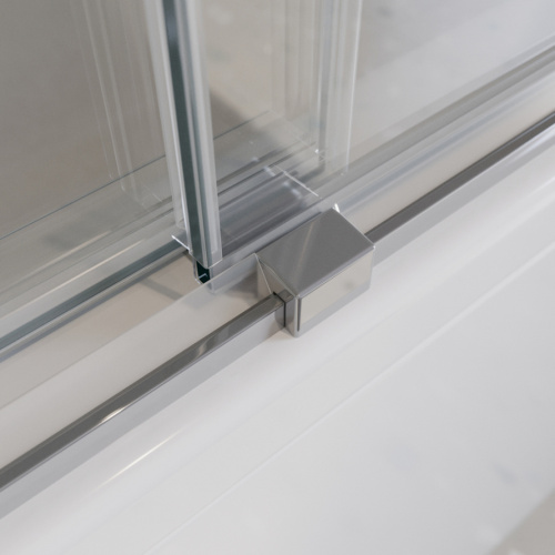 Душевая шторка на ванну Cezares TANDEM-SOFT TANDEM-SOFT-VF-2-190/145-C-Cr-IV 190х145 стекло прозрачное 6 мм - фото 4