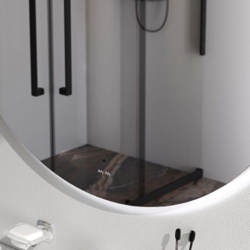 Зеркало с подсветкой Am.Pm X-Joy M85MOX41101S 110х110 подвесное - фото 5