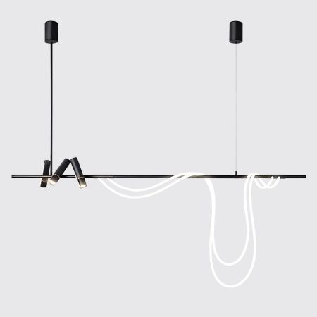 Светильник подвесной Delight Collection 7242P/L1200 black/white