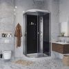 Душевая кабина Niagara Eco E120/80/13R/TN 120х80 асимметричная с крышей ориентация правая