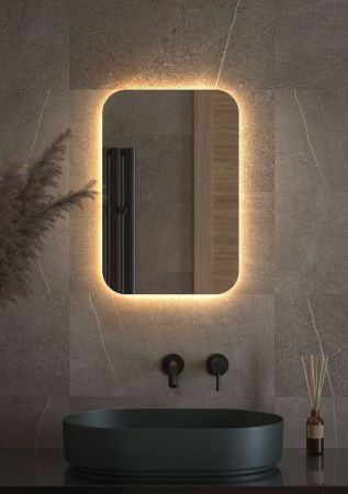 Зеркало с подсветкой Defesto OPTI DF 2812 40х60 подвесное