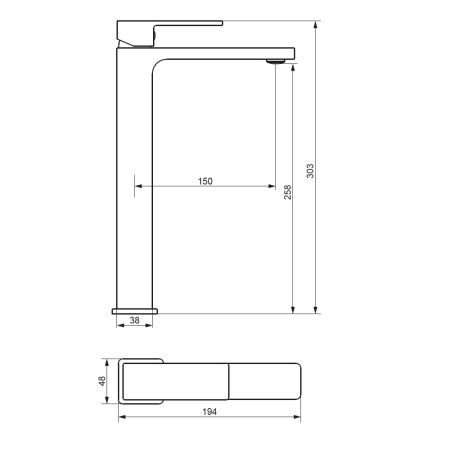 Смеситель Damixa Gala 530250000 на раковину хром