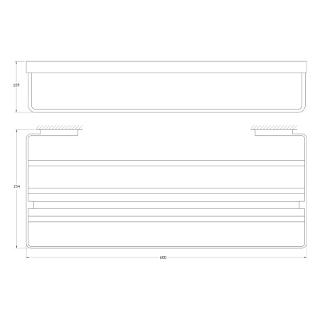 Полка в ванную комнату Artwelle REGEN 838160A