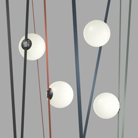 Трековый однофазный светильник Denkirs Belty orb (Белты орб) DK5554-BK