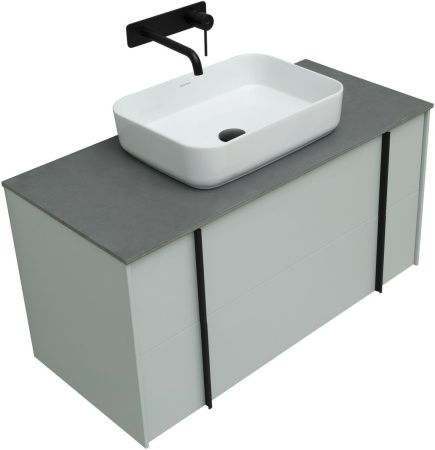 Тумба под раковину Allen Brau Reality 1.32007.PWM 100х50 подвесная цвет зеленый